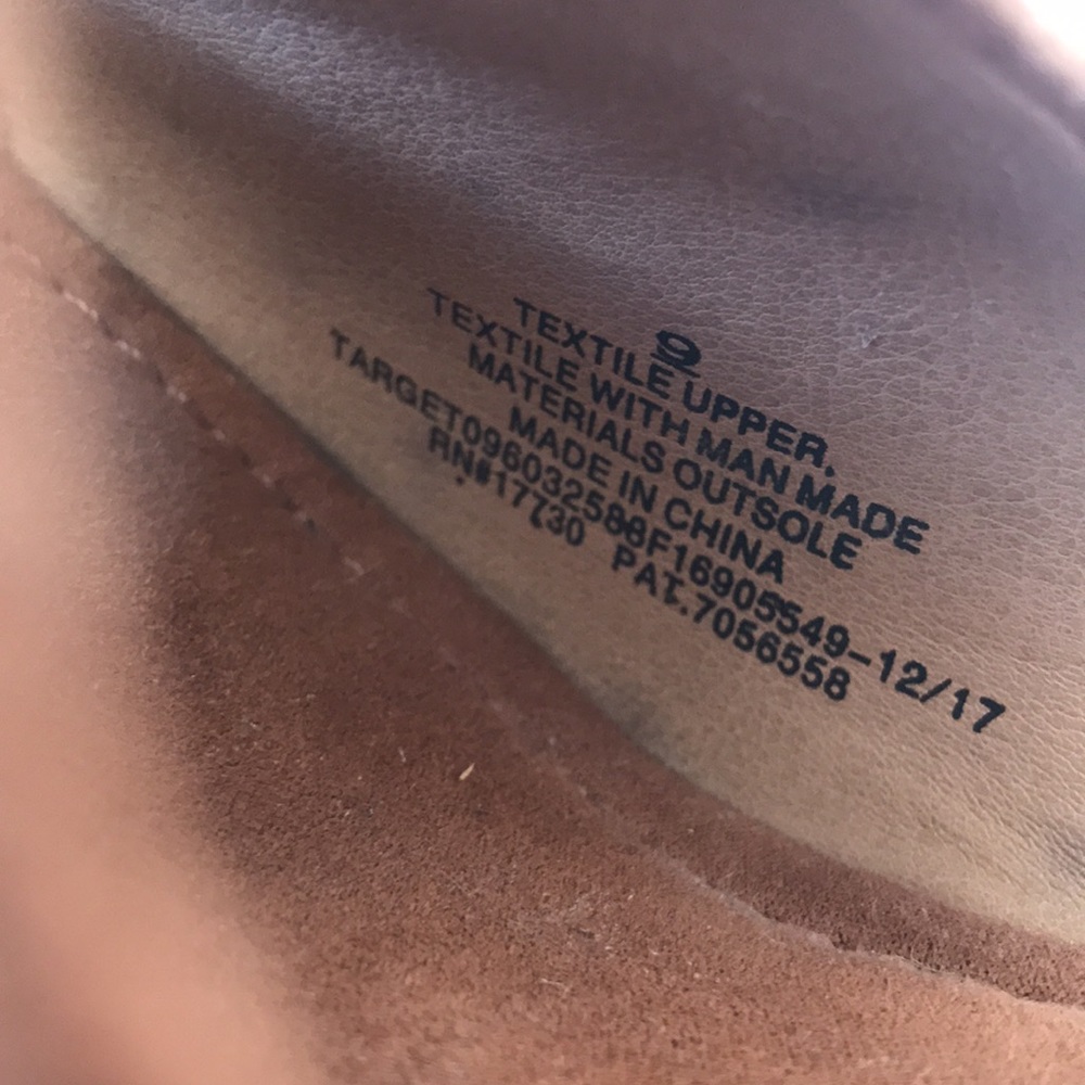 EUC Universal Thread Faux Suede Espadrilles Wedge Cognac Sandals Size 9 - Picture 12 of 12